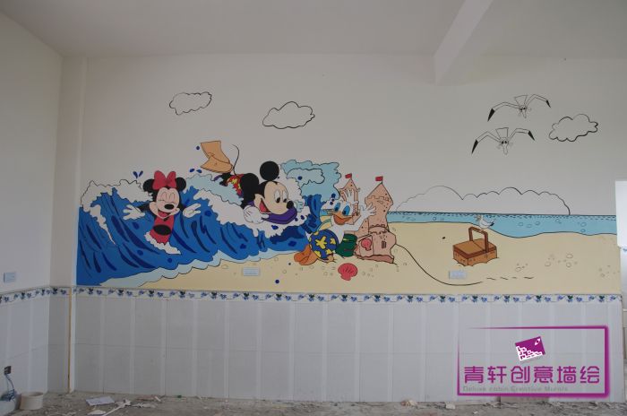 江西修水上衫中心幼兒園室內壁畫